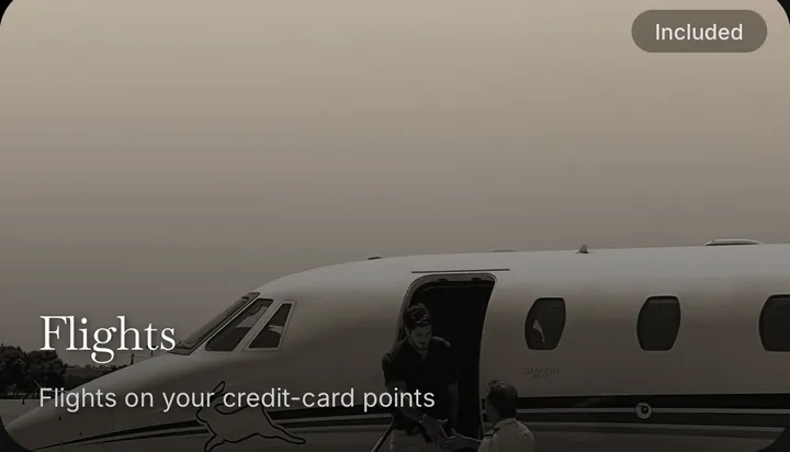 Flights in the app