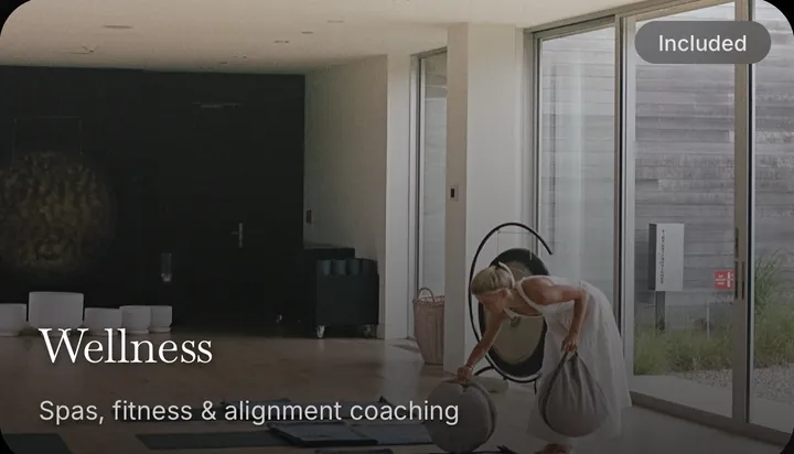 Wellness in the app